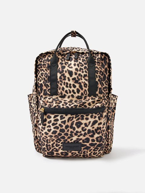

Accessorize Women Cream Textured Backpack