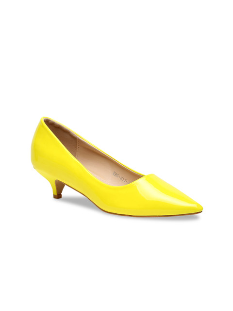 

Flat n Heels Yellow Kitten Pumps