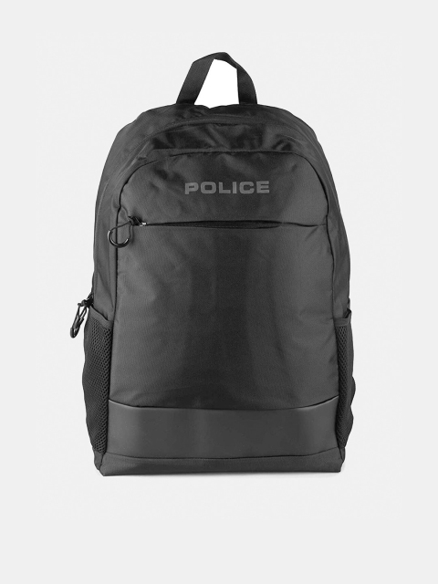 

Police Men Black Solid Laptop Backpack