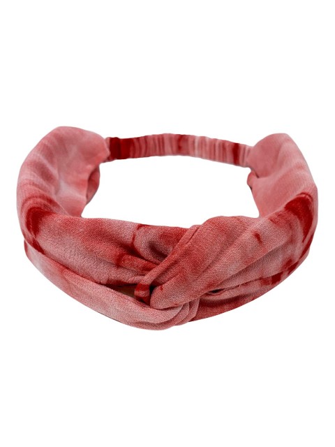 

Mint & Oak Women Pink & Red Tie-Dye Hairband