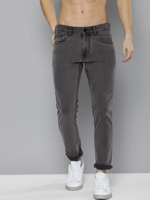 

HERE&NOW Men Grey Slim Fit Stretchable Jeans