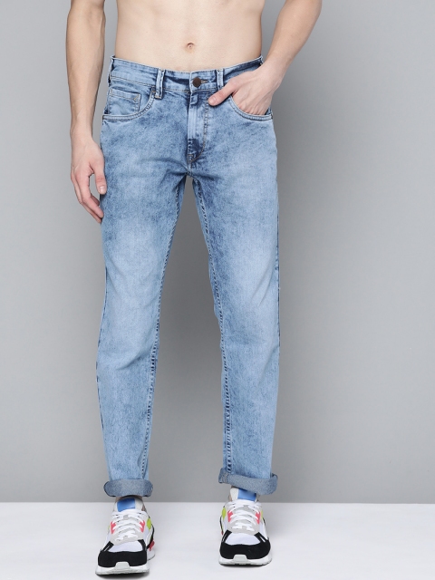 

HERE&NOW Men Blue Slim Fit Light Fade Stretchable Jeans