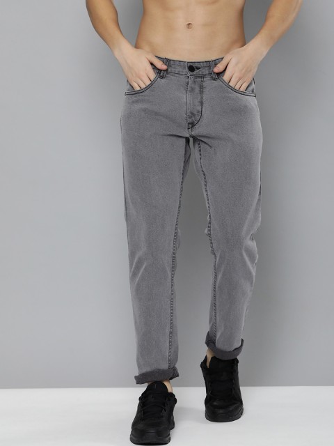 

HERE&NOW Men Grey Slim Fit Stretchable Jeans