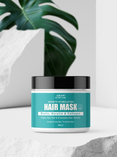 

Azani Active Care Biotin Collagen Keratin Hair Mask 200 ml, White