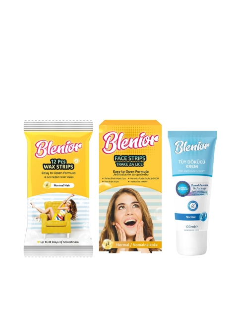 

Blenior Set of 3 Hair Removal Kit, Blue