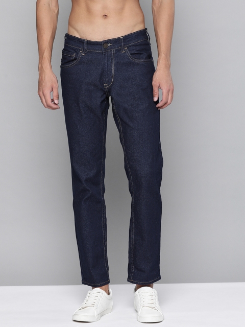 

HERE&NOW Men Navy Blue Stretchable Regular Fit Jeans