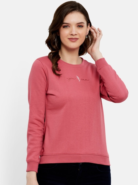 

METTLE Women Coral Sweatshirt