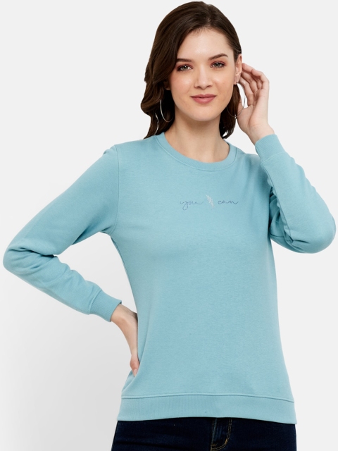 

METTLE Women Blue Sweatshirt