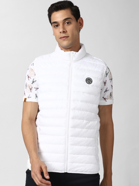 

Peter England Casuals Men White Open Front Jacket