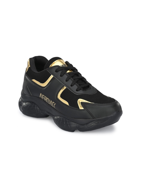 

AfroJack Women Gold-Toned Sneakers