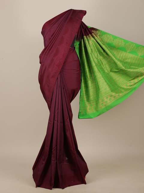 

Pothys Purple & Green Woven Design Art Silk Saree