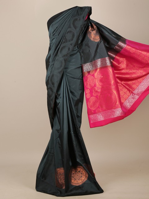 

Pothys Grey & Pink Art Silk Saree