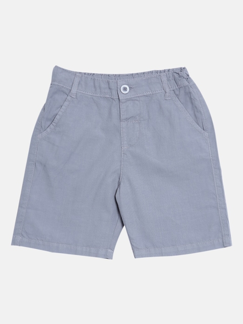 

Aomi Boys Grey Regular Thigh Length Shorts