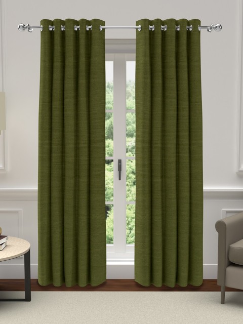 

GM Green Set of 2 Room Darkening Door Curtain