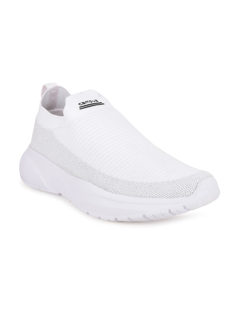 

Campus Women White Slip On Walking Shoes