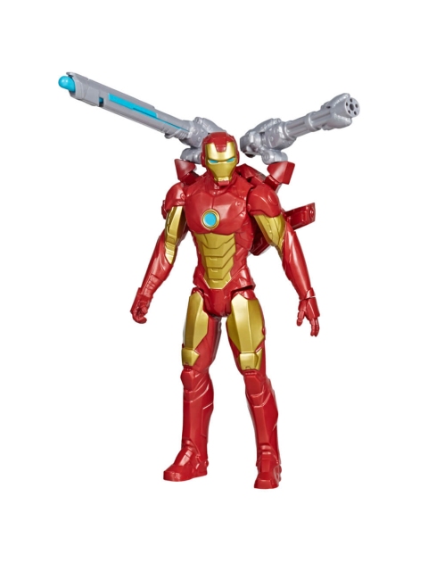 

Hasbro Boys Red & Gold-Toned Marvel Avengers Titan Hero Series Blast Gear Iron Man Figure