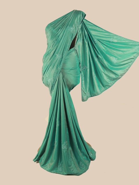 

Pothys Green Ethnic Motifs Art Silk Saree
