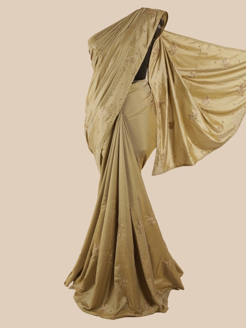

Pothys Beige Ethnic Motifs Art Silk Saree