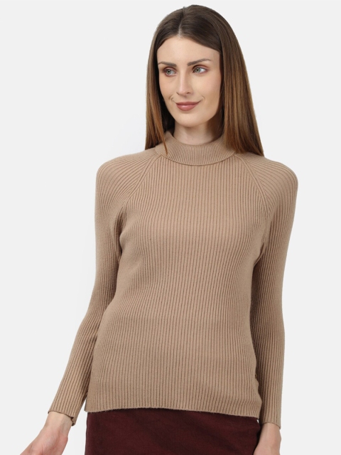 

Monte Carlo Brown Wool Knitted Regular Top