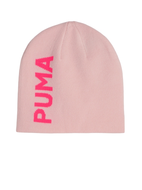 

Puma Unisex Pink Essential Classic Cuffless Self Design Beanie