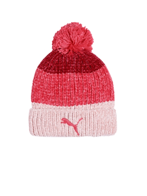 

Puma Women Pink & Red Colourblocked Beanie