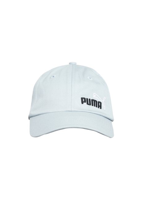 

Puma Unisex Essentials Blue Brand Logo Embroidered Detail Cotton Visor Cap