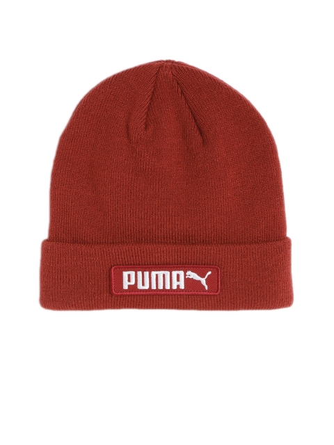 

Puma Unisex Red Classic Cuff Acrylic Beanie