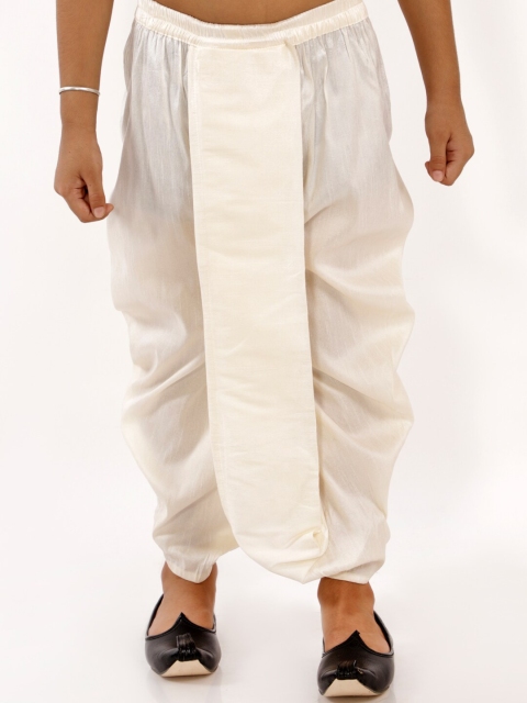 

VASTRAMAY Boys Cream Traditional Dhoti Pants