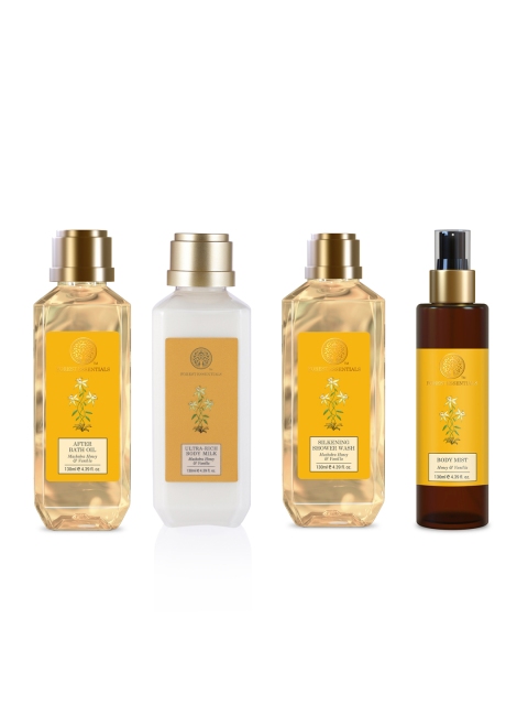 

Forest Essentials Set of 4 Body Care Kit, Yellow