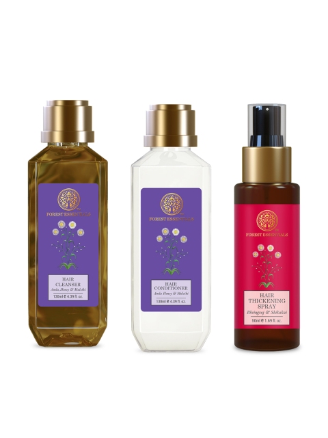 

Forest Essentials Set of 3 Hair Care Kit, White