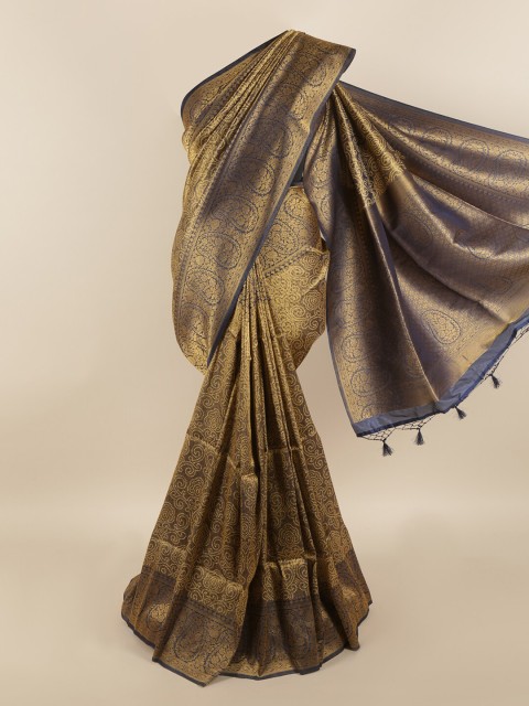 

Pothys Blue Woven Design Art Silk Saree