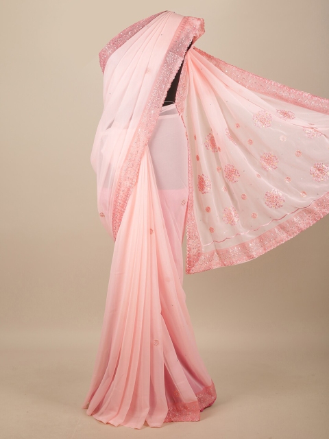 

Pothys Pink Floral Saree