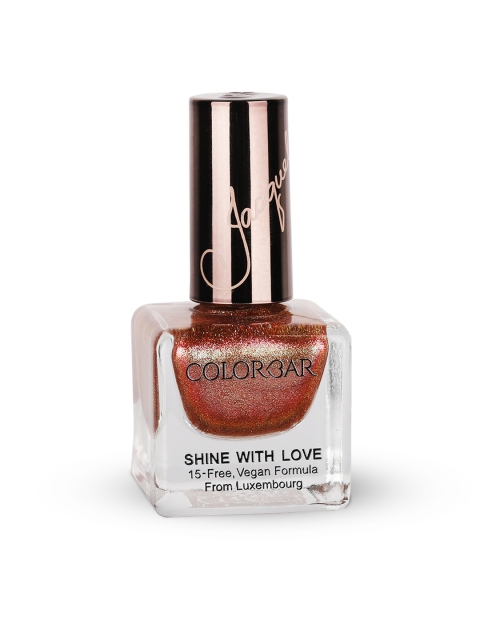 

Colorbar X Jacqueline Shine with Love Nail Lacquer - Haute Shimmy 001, Orange