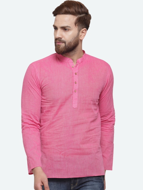 

RG DESIGNERS Men Pink Kurta