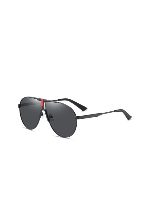 

Aeropostale Men Black Lens & Black Oversized Polarised Lens-AERO_SUN_3347_C1