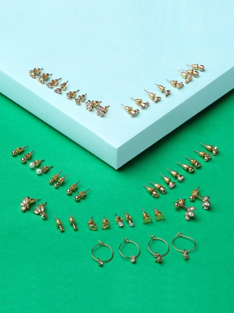 

Accessorize Gold-Toned Contemporary Studs Earrings