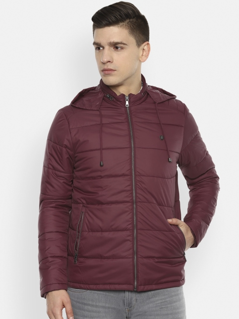 

Louis Philippe Men Maroon Padded Jacket