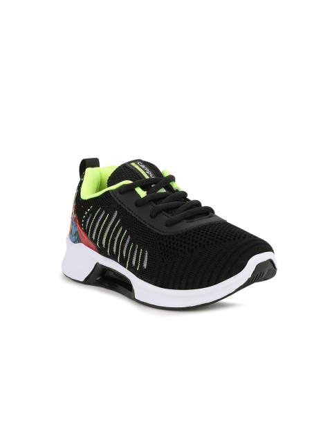 

Campus Unisex Kids Black Mesh Running Non-Marking Shoes