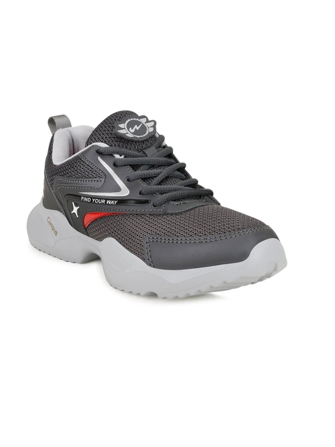 

Campus Unisex Kids Grey Mesh Running Non-Marking Shoes