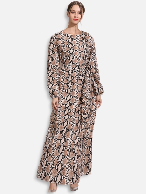 

JC Collection Multicoloured Animal Maxi Dress, Multi
