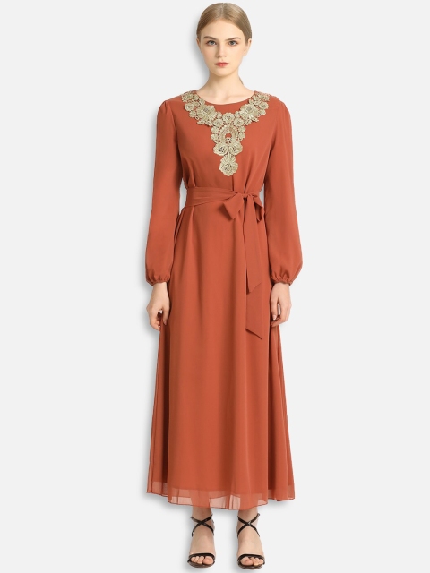 

JC Collection Brown Maxi Dress