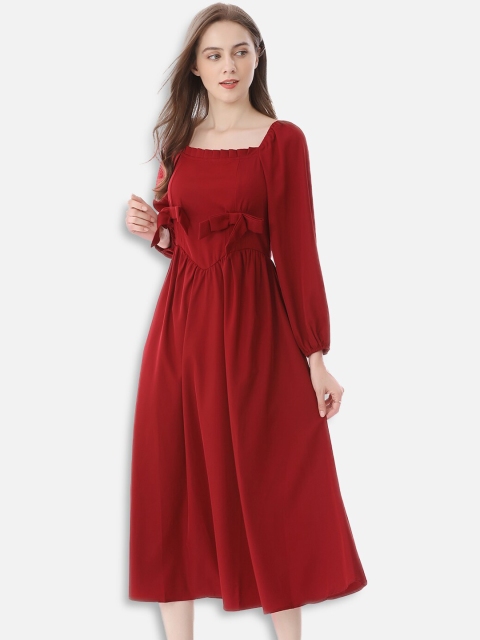 

JC Collection Red Midi Dress