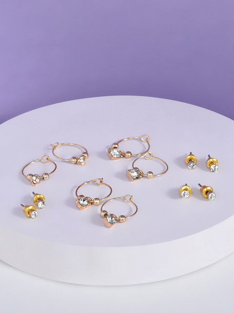 

Accessorize Transparent Contemporary Studs Earrings