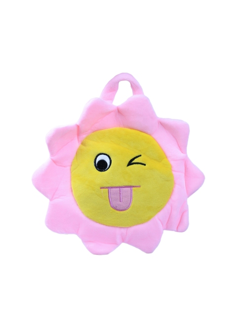 

DukieKooky Kids Rose & Yellow Emoji Hand Bag Soft Toy