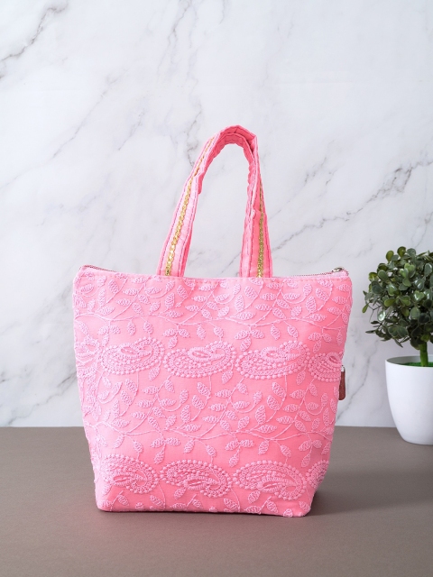 

Golden Peacock Pink Shopper Tote Bag