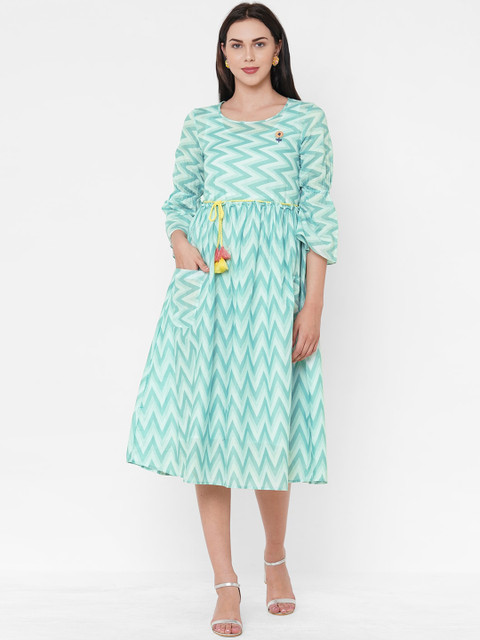 

ZOLA Blue Midi Dress