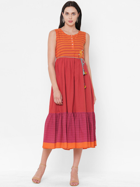 

ZOLA Red Midi Dress