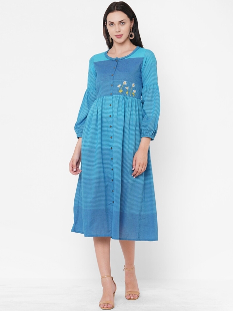 

ZOLA Blue Midi Dress
