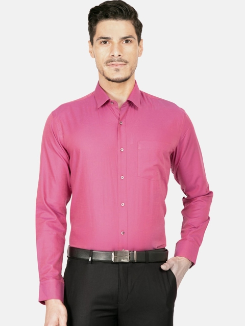 

Oxemberg Men Pink Slim Fit Opaque Casual Shirt