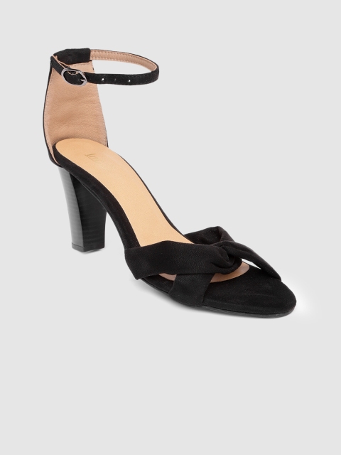 

Inc 5 Black Solid Block Heels